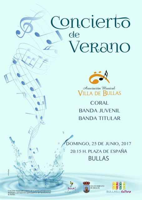 Concierto de verano con la Unión Musical Villa de Bullas