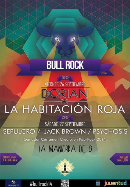 Dorian y La Habitación Roja actúan este viernes en el Bullrock. El sábado será el turno de los artistas locales