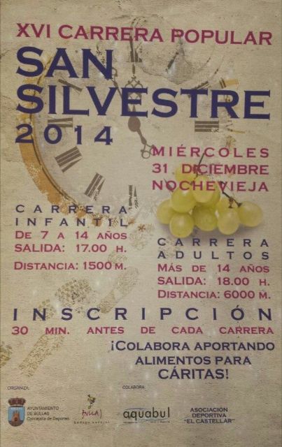 La 'San Silvestre' se corre en Bullas este miércoles 31 de diciembre