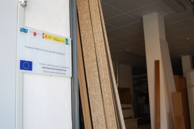 Agricultura destina 37.000 euros de ayudas comunitarias de desarrollo rural a la creación de un taller de carpintería en Bullas