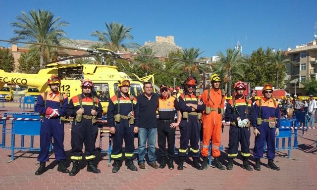 Protección Civil de Bullas participa en la Jornada para dar a conocer el operativo de lucha contra incendios que aporta al Plan Infomur en Mula