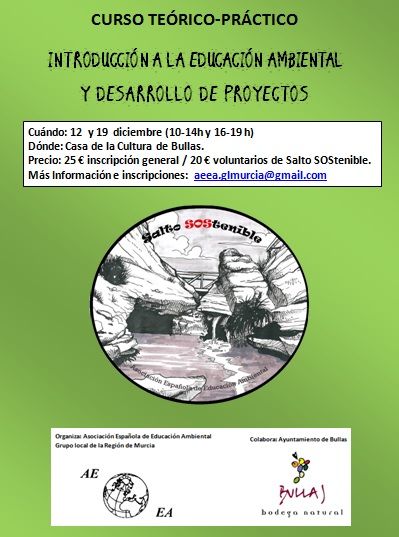 Medioambiente promueve un Curso 'Introducción a la Educación Ambiental y Desarrollo de Proyectos'