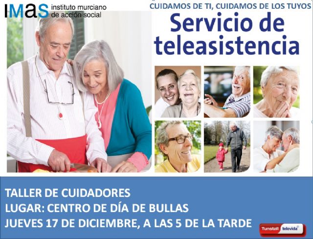 Taller para cuidadores de personas dependientes en el Centro de Día de Bullas