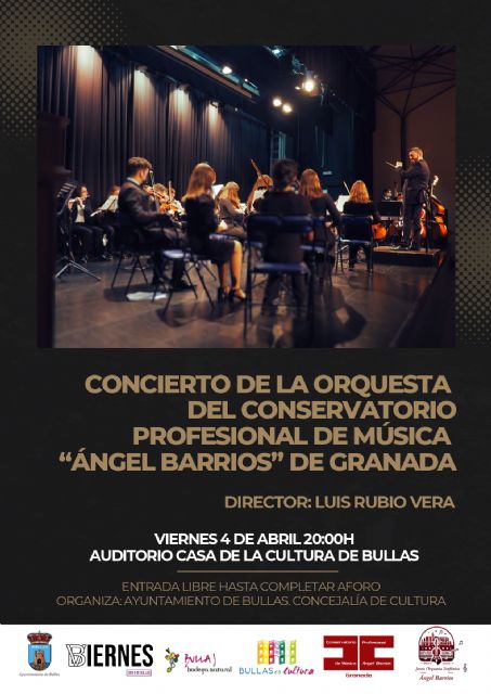 Concierto de la Orquesta del Conservatorio 'Ángel Barrios' este viernes en la Casa de la Cultura