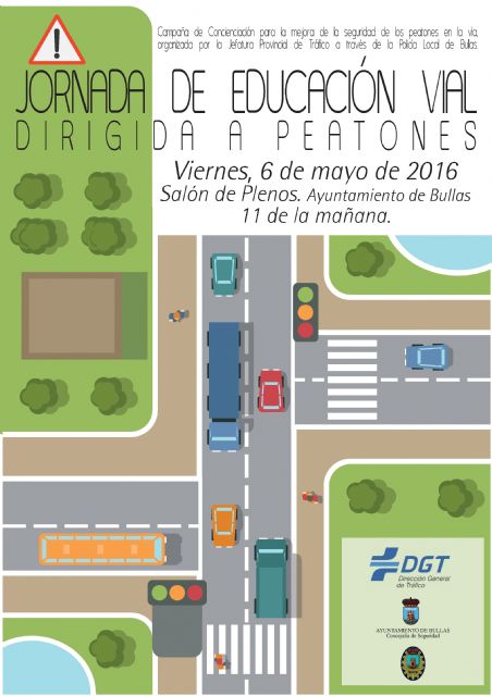 La Policía Local participa en una campaña sobre seguridad de los peatones