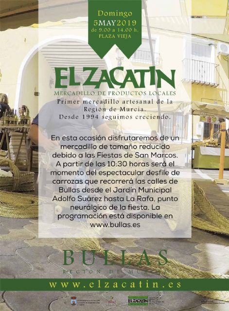 El mercadillo de ´El Zacatín´ se celebra este domingo 5 de mayo