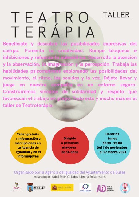 Igualdad promueve un Taller sobre 'teatro terapia'