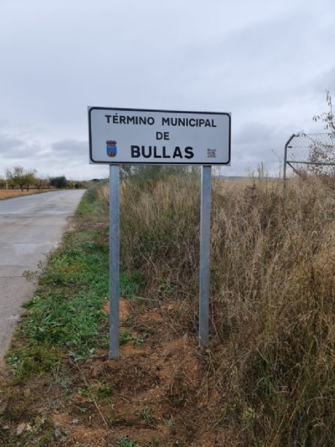 Nueva señalización en caminos rurales de Bullas