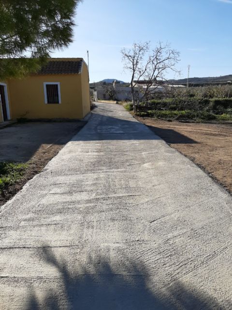 Arreglo del camino de Casa Hongora en Cañada de Los Olmos