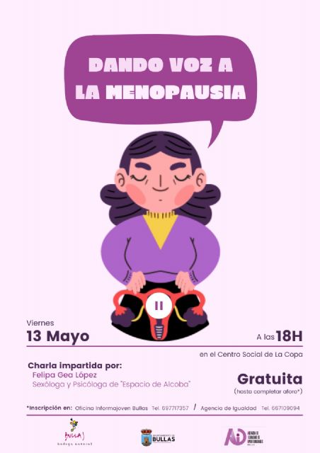 Charla 'Dando voz a la menopausia'