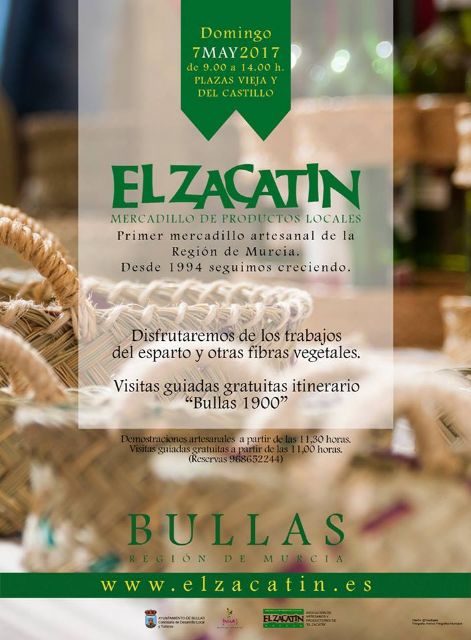 Los artesanos de El Zacatín muestran su saber hacer con el esparto