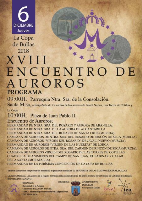 La Copa celebra las fiestas de la Purísima 2018