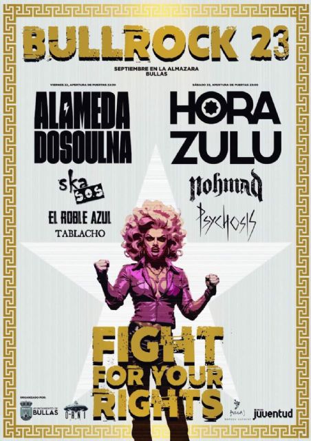 Alameda Dosoulna y Hora Zulu encabezan el cartel del BullRock 2023