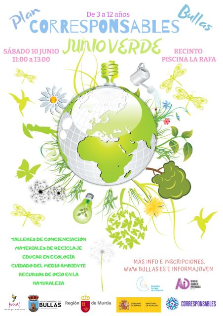 'Junio Verde' la próxima actividad en el Sábado Sabático del Plan Corresponsables