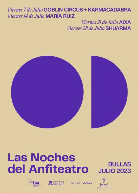 Presentado el cartel de 'Las Noches del Anfiteatro'