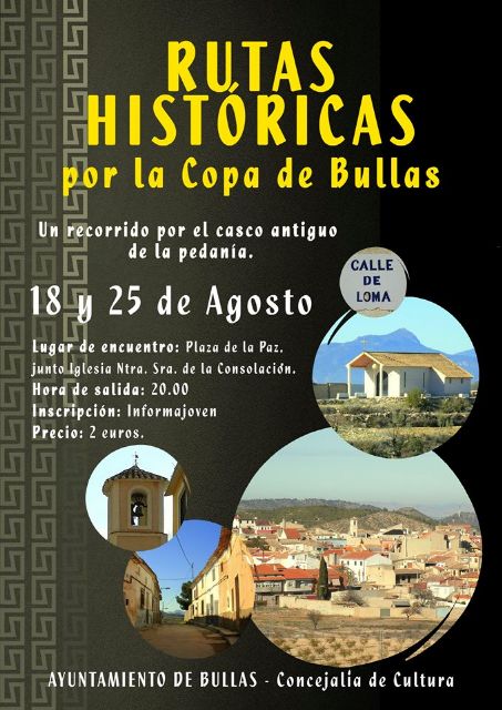 Rutas históricas por la pedanía de La Copa