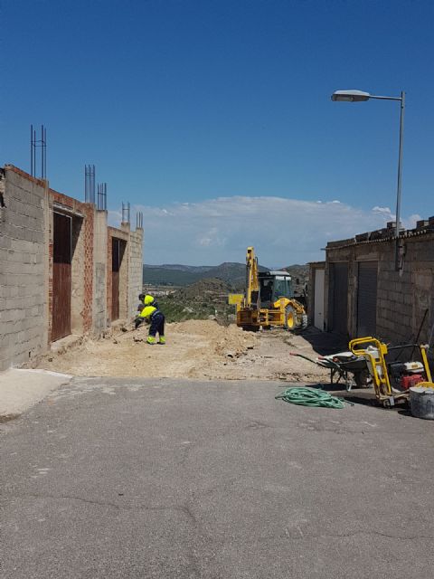 Comienzan obras de pavimentación en la pedanía de La Copa