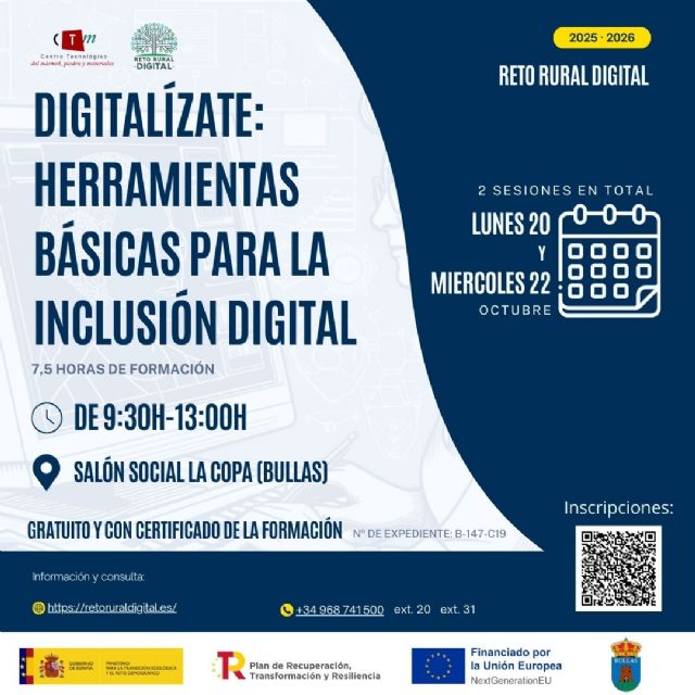 El programa Reto Rural Digital llega a La Copa de Bullas