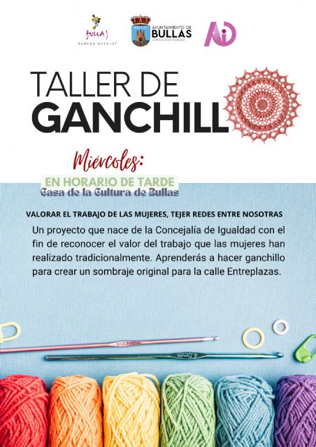 Creatividad y tradición se dan la mano en el nuevo Taller de Ganchillo de Bullas