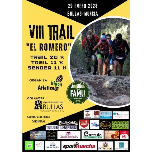 El domingo 29, la TTF vuelve a Bullas