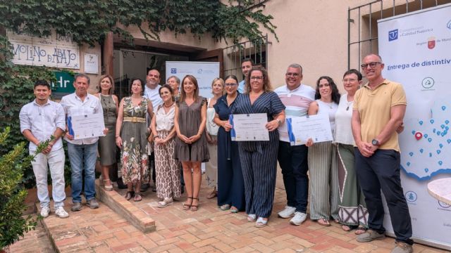 Tres nuevos establecimientos del municipio de Bullas se suman al Sistema Integral de Calidad Turística en Destino (Sicted)