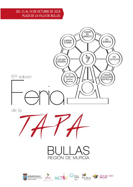 Bullas celebra desde hoy hasta el domingo la XV Feria de la Tapa
