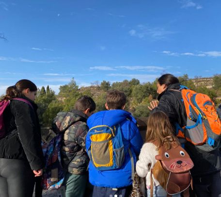 El programa 'Vive Tu Río' arranca en Bullas con una ruta interpretativa con el alumnado del CEIP Antonio Machado