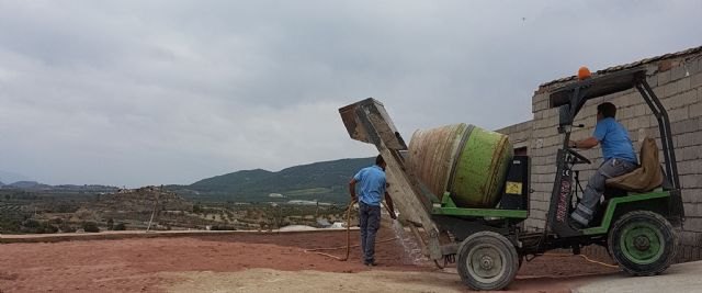 El Ayuntamiento de Bullas comienza las obras de adecuación de la zona de la Peña Rubia de La Copa