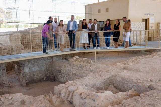 Lucas destaca que los tres millones de euros invertidos por el Gobierno de España en la Villa Romana de Los Cantos devuelve a Bullas una parte fundamental de su historia