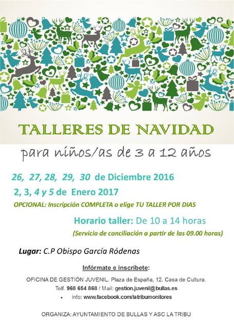 Talleres de Navidad con la Asociación La Tribu