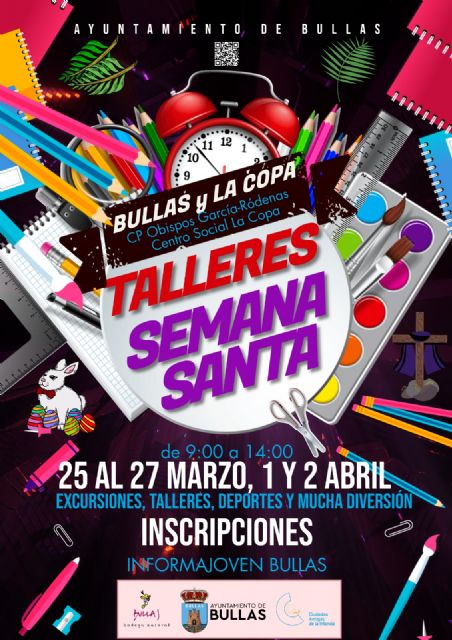 Talleres durante la Semana Santa para la conciliación familiar