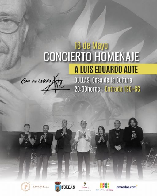 Concierto tributo a Aute este viernes en la Casa de Cultura de Bullas