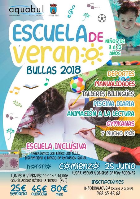 La Escuela de Verano arranca el 25 de junio