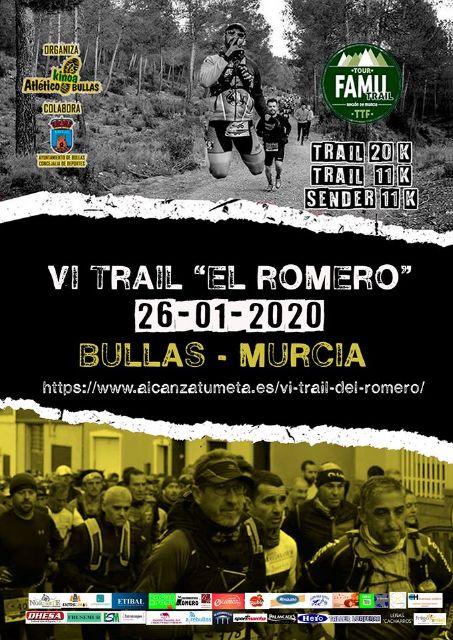 La VI Trail El Romero se disputa el 26 de enero