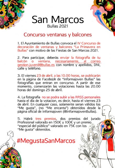 Concurso de ventanas y balcones 'La primavera en Bullas'