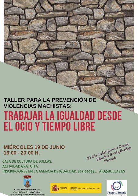 Taller 'Trabajar la igualdad desde el ocio y tiempo libre'