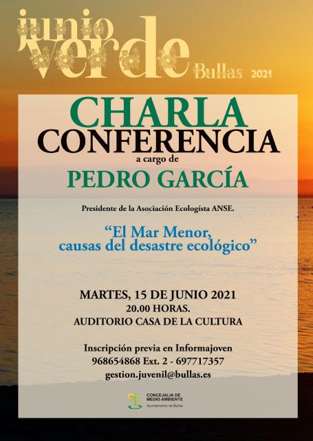 Charla 'El Mar Menor, causas del desastre ecológico'