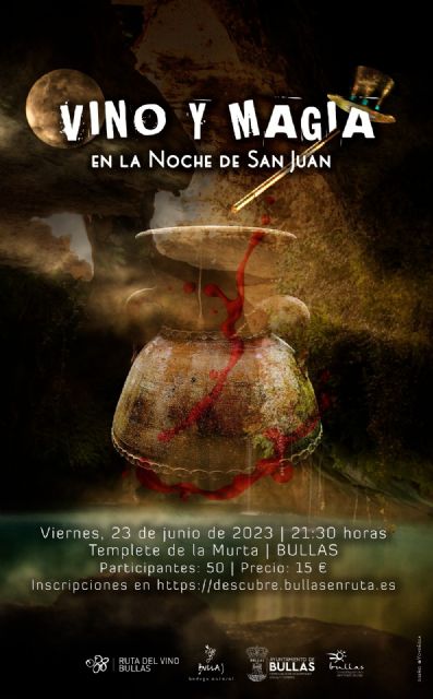 En la noche de San Juan vino y magia con la Ruta del Vino de Bullas