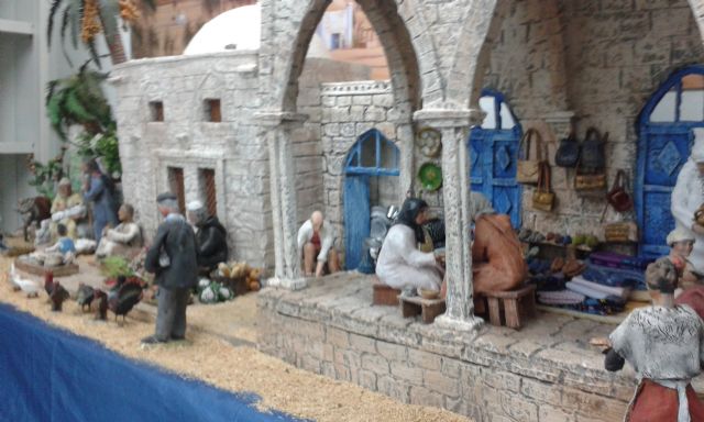 'Nacimiento en Berbería', Belén Árabe en Bullas, de Nieves Martinez