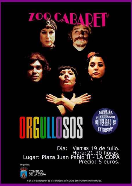 Zoo Cabaret trae su espectáculo 'Orgullosos' a La Copa