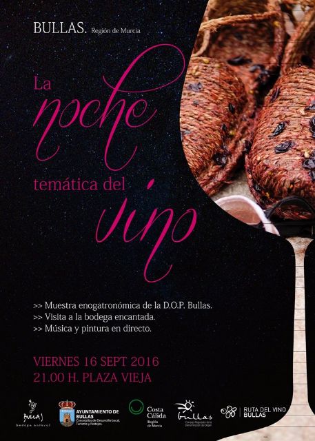 Tapas y vinos saboreados con música y poesía en 'La Noche Temática del Vino'