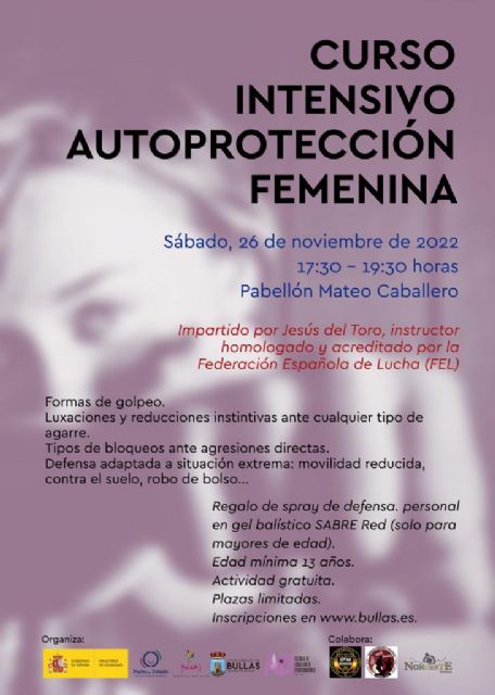 Curso intensivo de autoprotección femenina