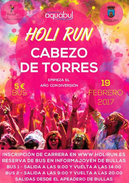 Aquabul viaja a Cabezo de Torres a la carrera de los colores