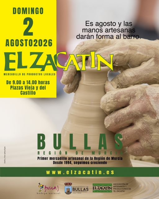 El mercadillo artesanal El Zacatín regresa el próximo 2 de agosto con la alfarería y la cerámica como protagonistas