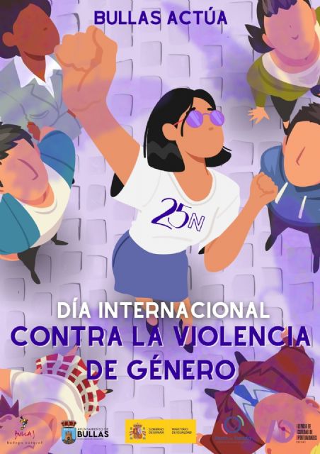 Bullas actúa contra la violencia de género. Programación 25 de Noviembre