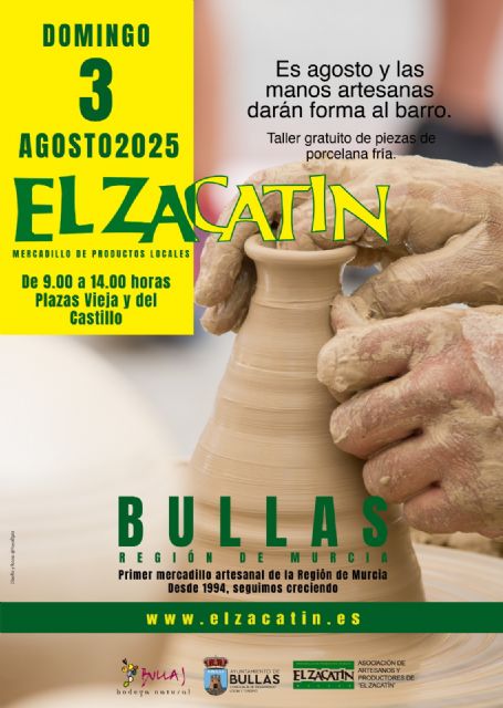 El mercadillo ´El Zacatín´ dedica su actividad central en agosto de 2025 a la cerámica