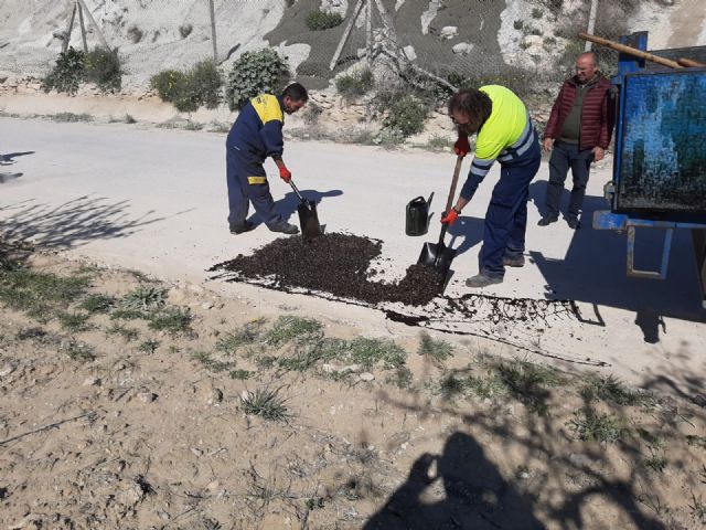 El Ayuntamiento bacheará caminos rurales del término municipal de Bullas