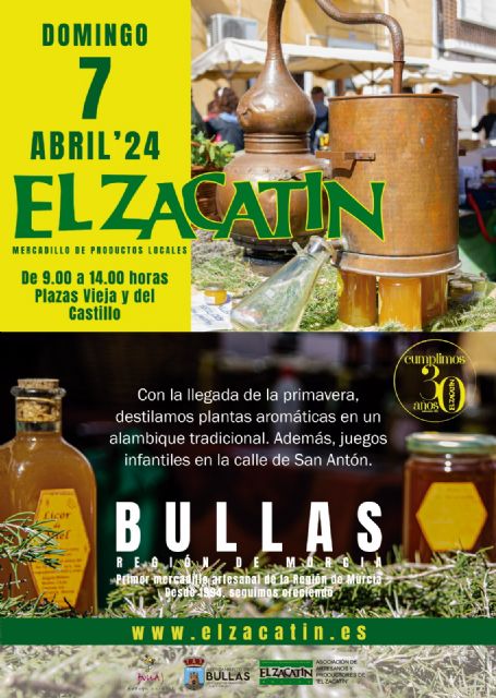 'El Zacatín' regresa el 7 de abril con la destilación de plantas aromáticas en la demostración central