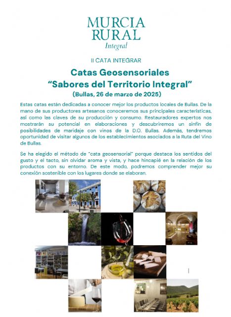Segunda sesión del programa de Catas Geosensoriales de Murcia Rural