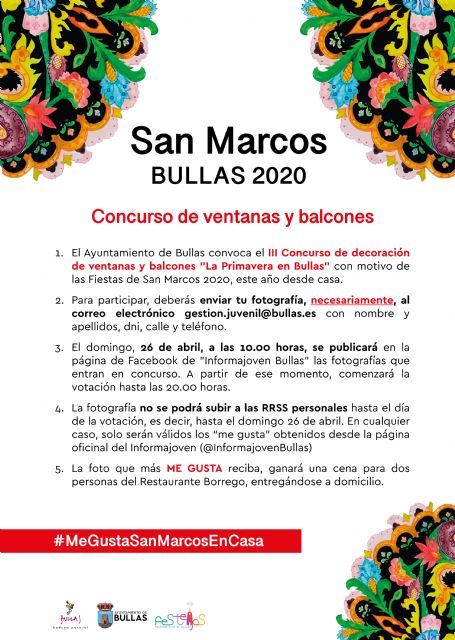 III Concurso de Decoración de Ventanas y Balcones ´La primavera en Bullas´